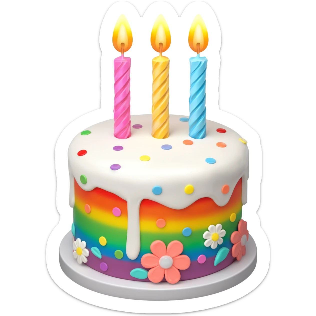 Happy birthday sticker