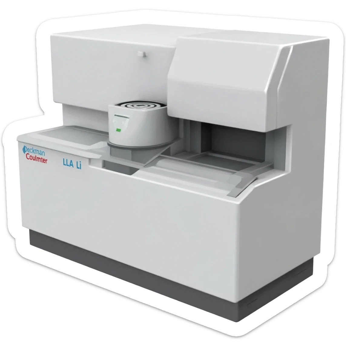 Beckman Coulter optima xla/xli auc the size of a washing machine sticker