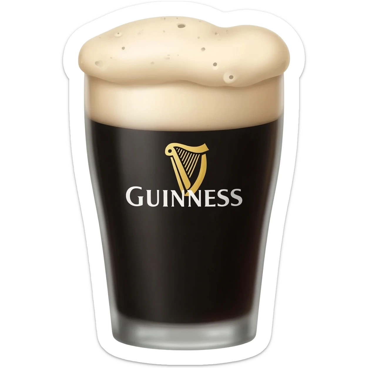 Pint of guinness emoji sticker