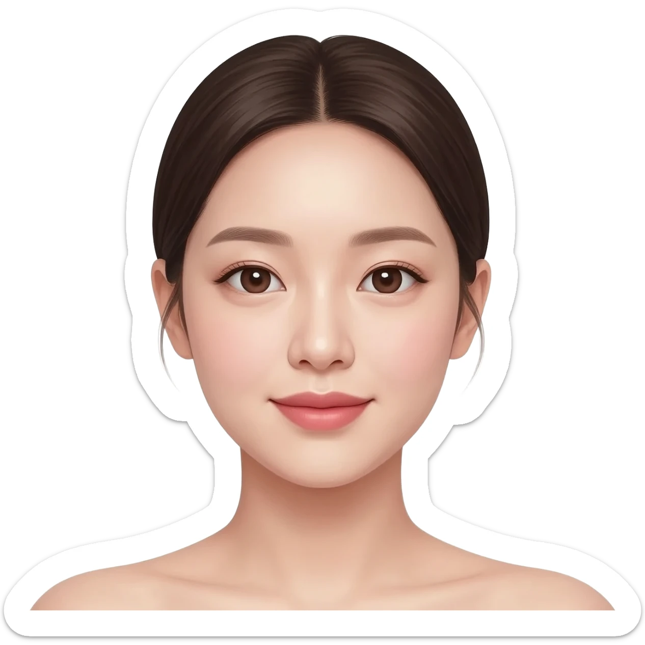 I’ve always loved the Korean aesthetic: peace, minimalism, and natural elegance. Today, I’m starting my own Glow Up to find the soft life I deserve. My journey begins now. sticker