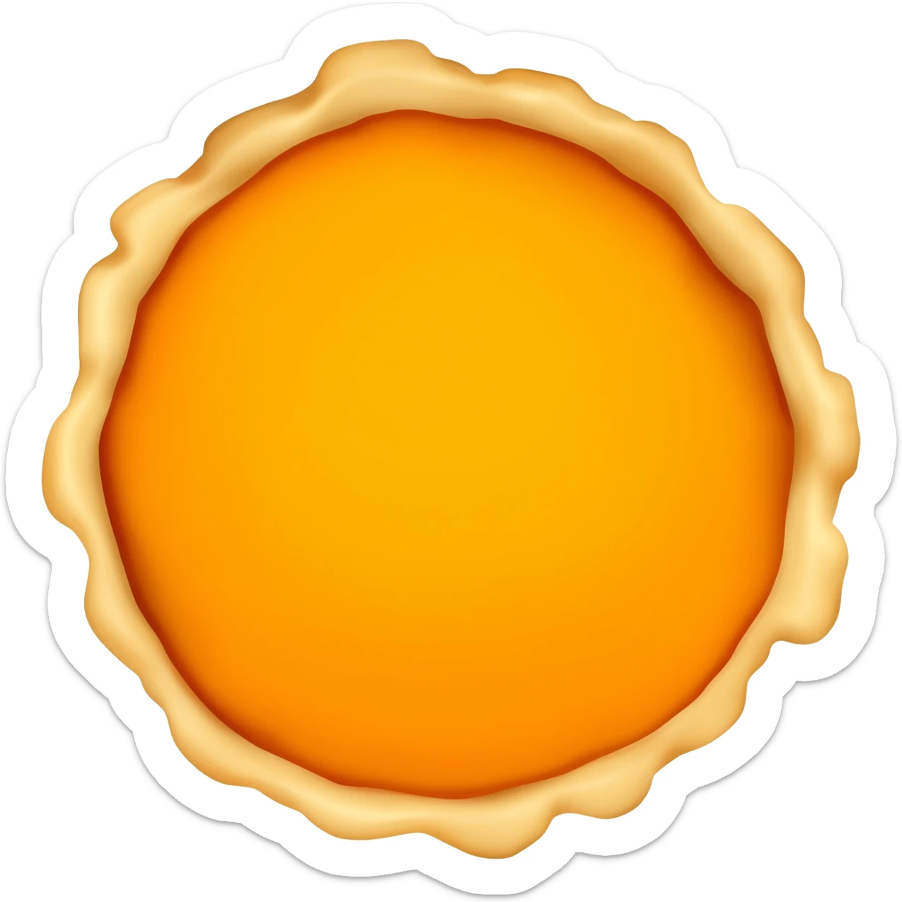 whole thanksgiving pie sticker