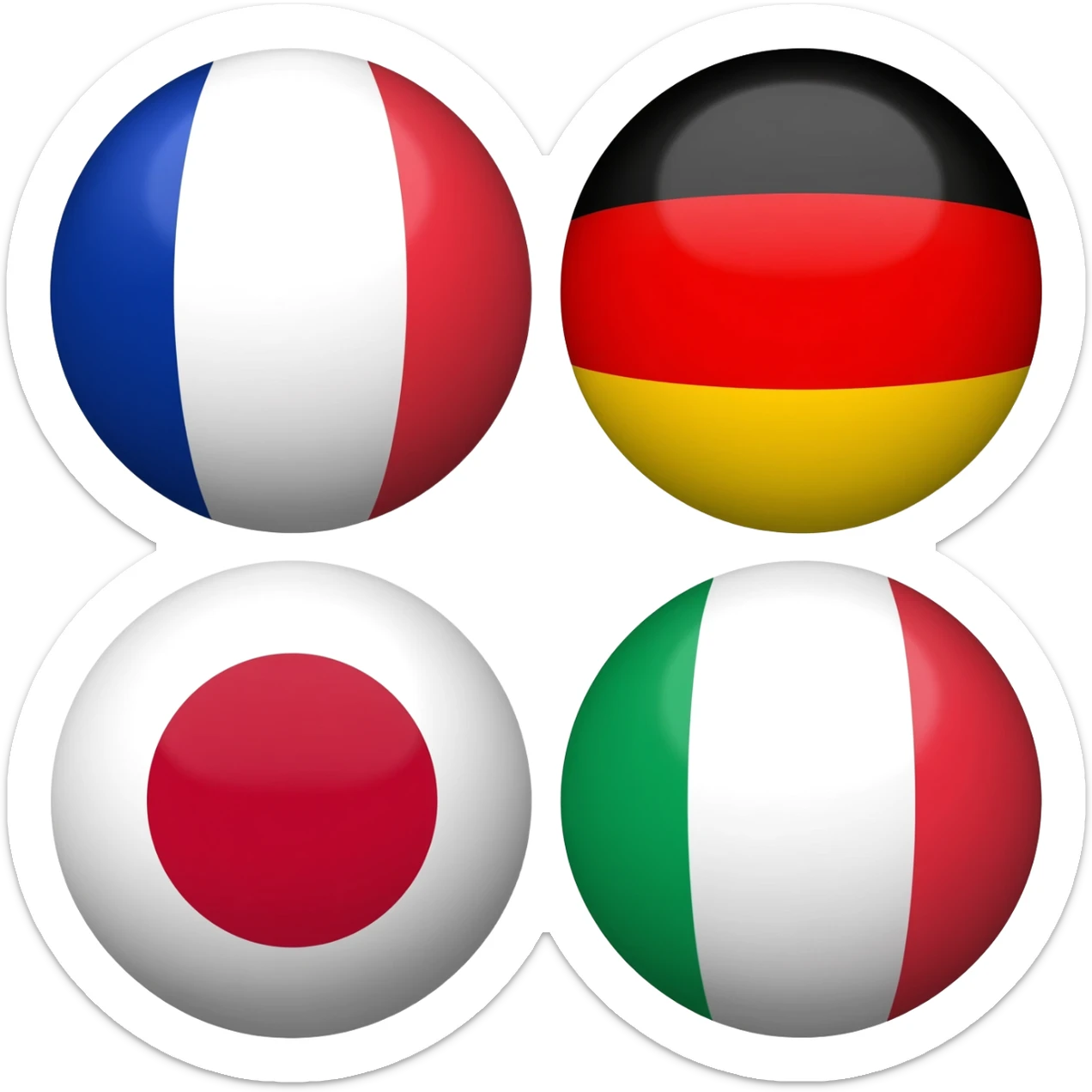 Country balls sticker