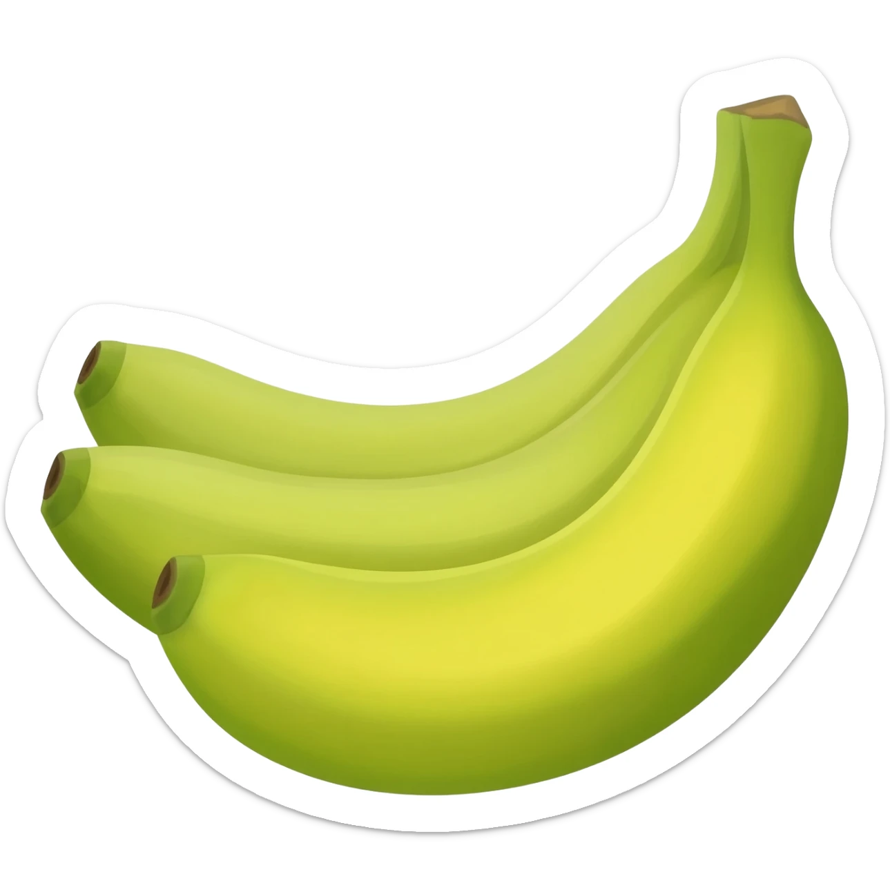 Platano verde power sticker