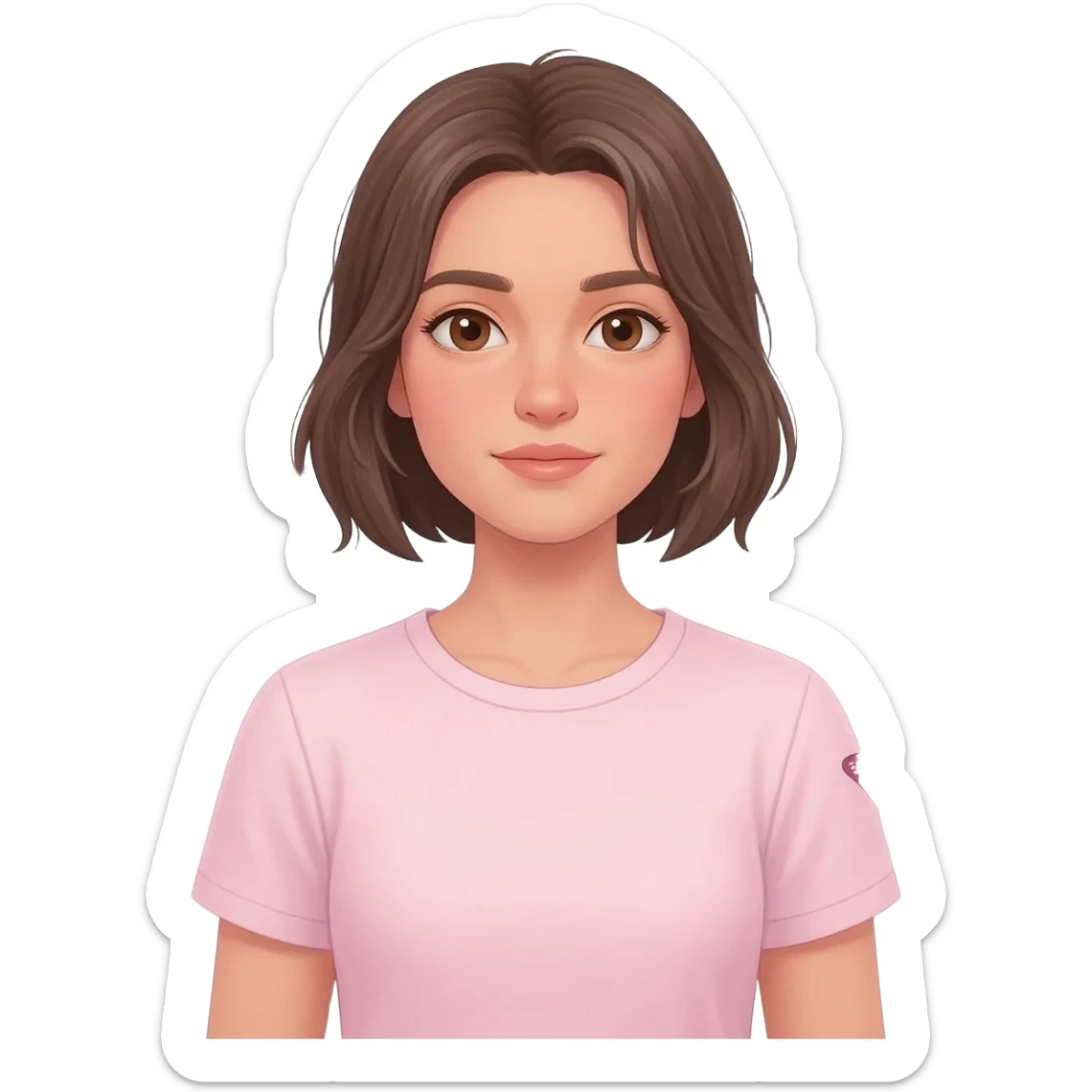 pink cottagecore butterflies with a lot of detail flying around sticker