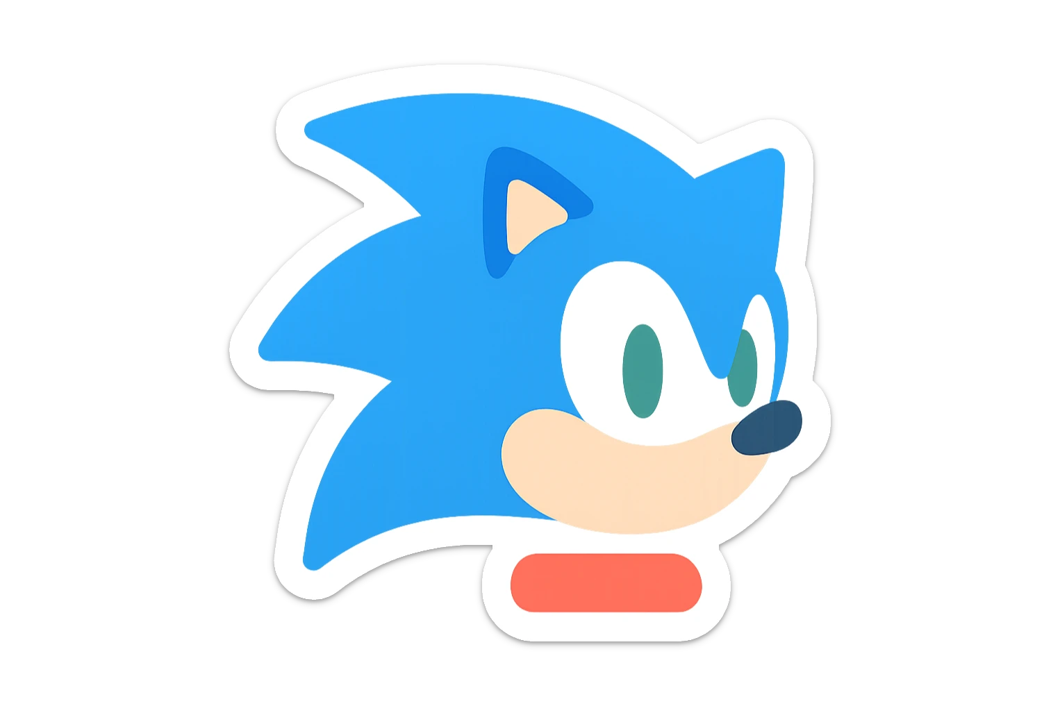 Sonic the hedgehog sticker
