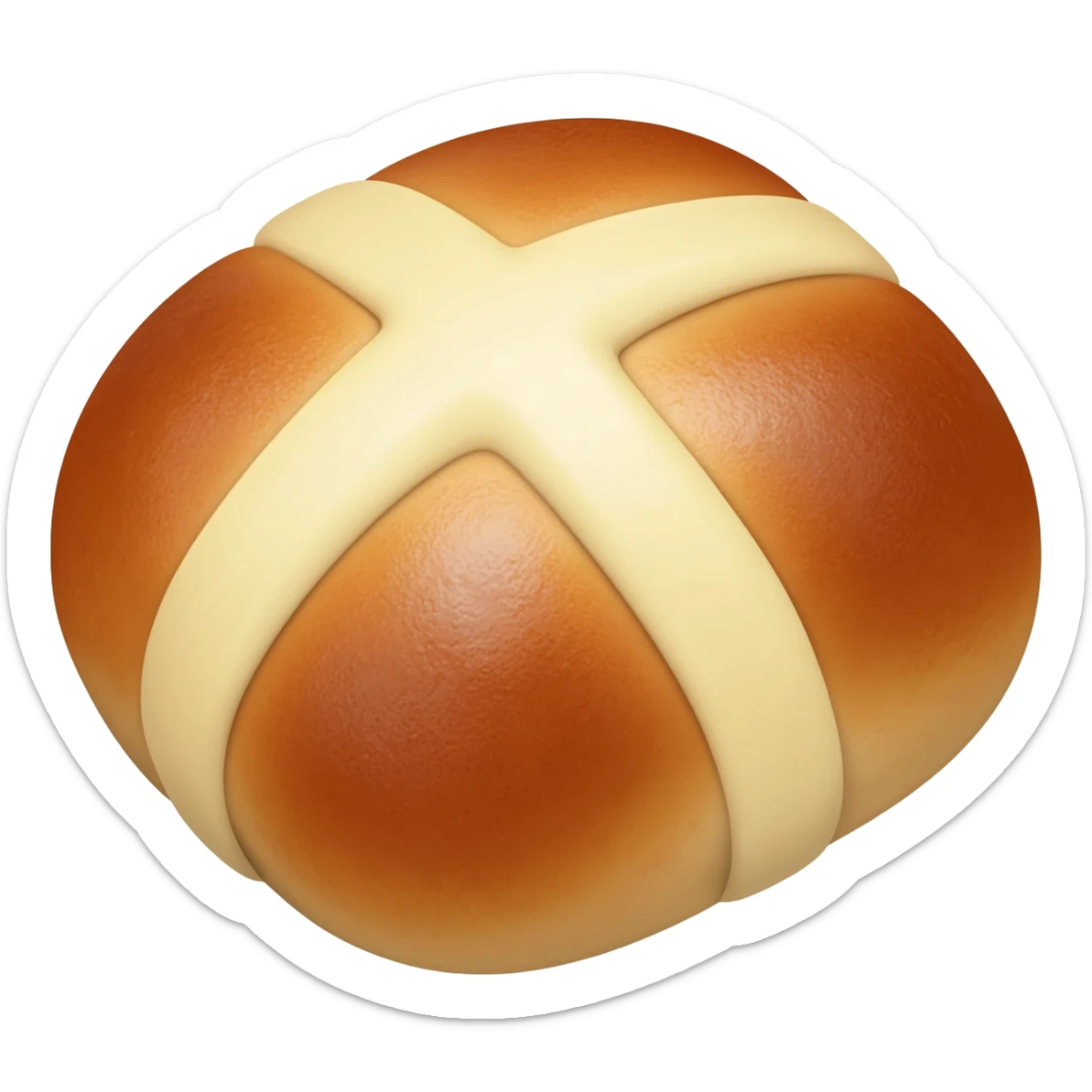 hot cross bun sticker