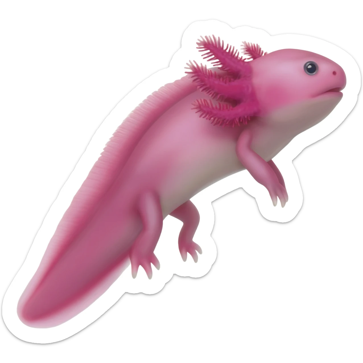 Axolotl sticker