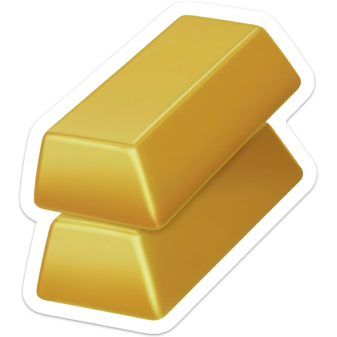 GOLD BARS sticker
