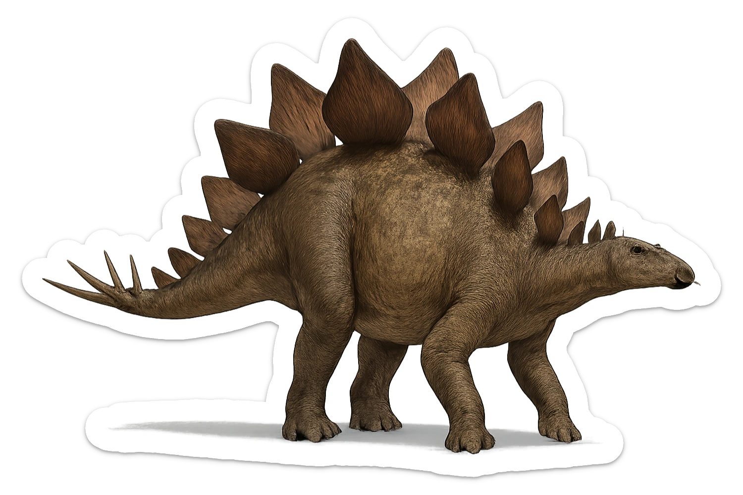 Stegosaurus sticker