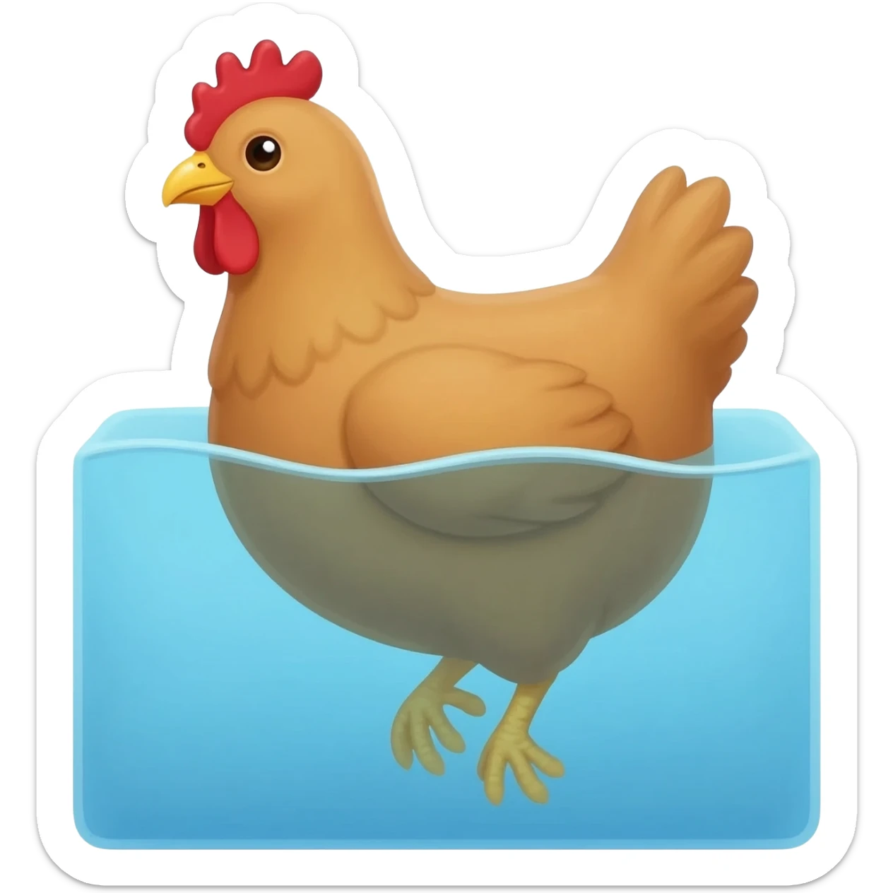 water pollo sticker