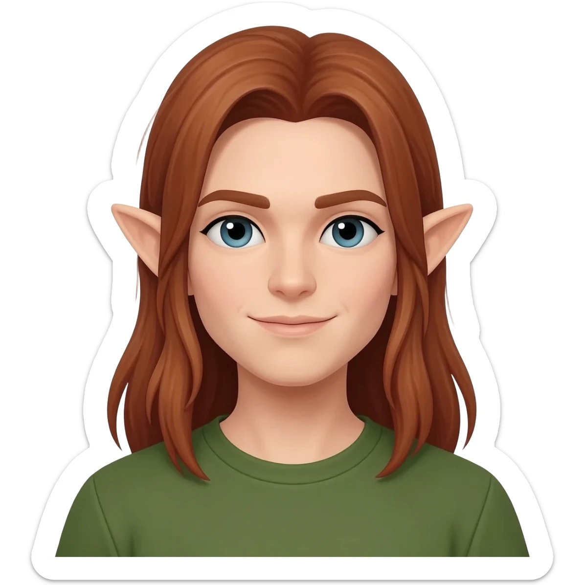 elfa castaña sticker