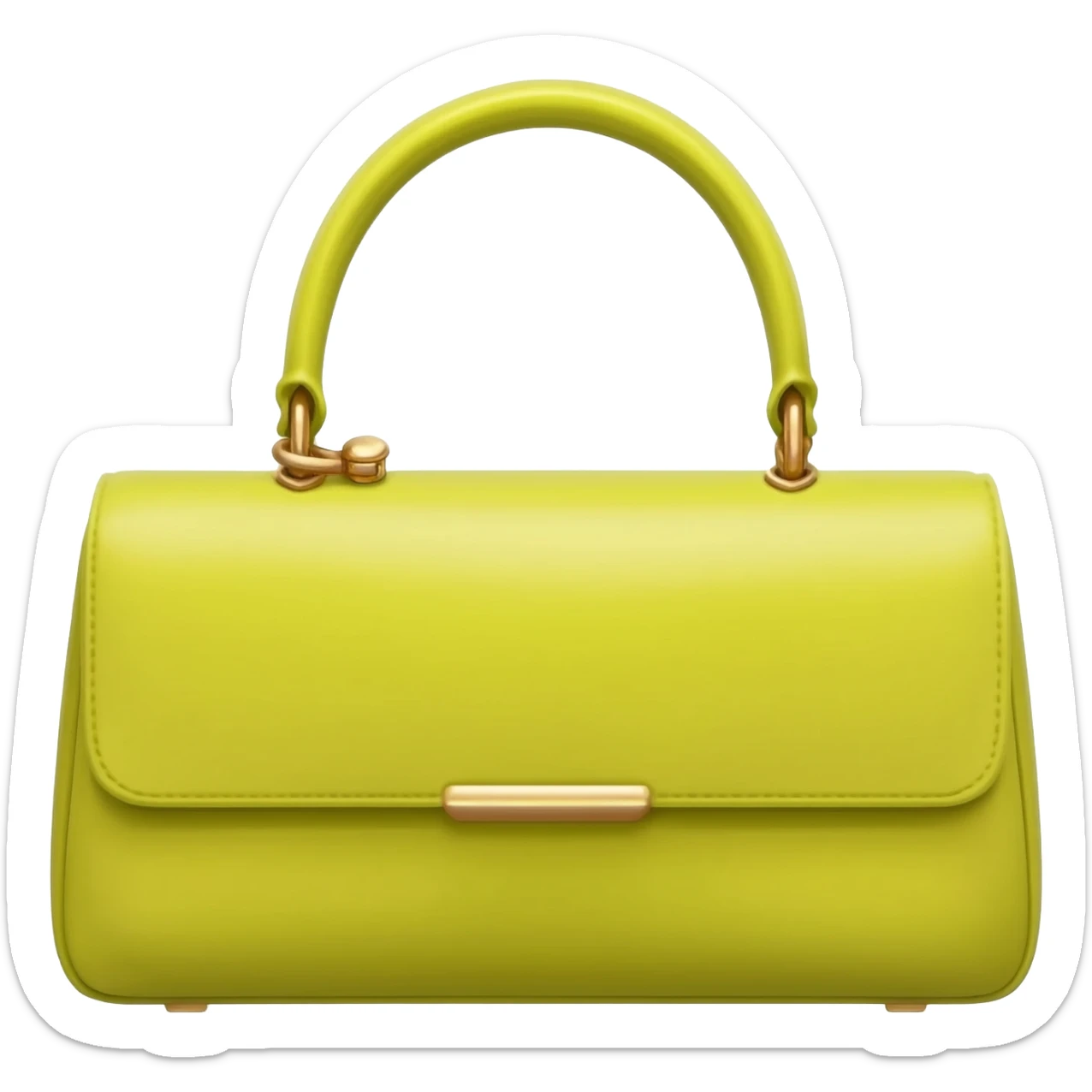 yellow green saddle dior bag sticker