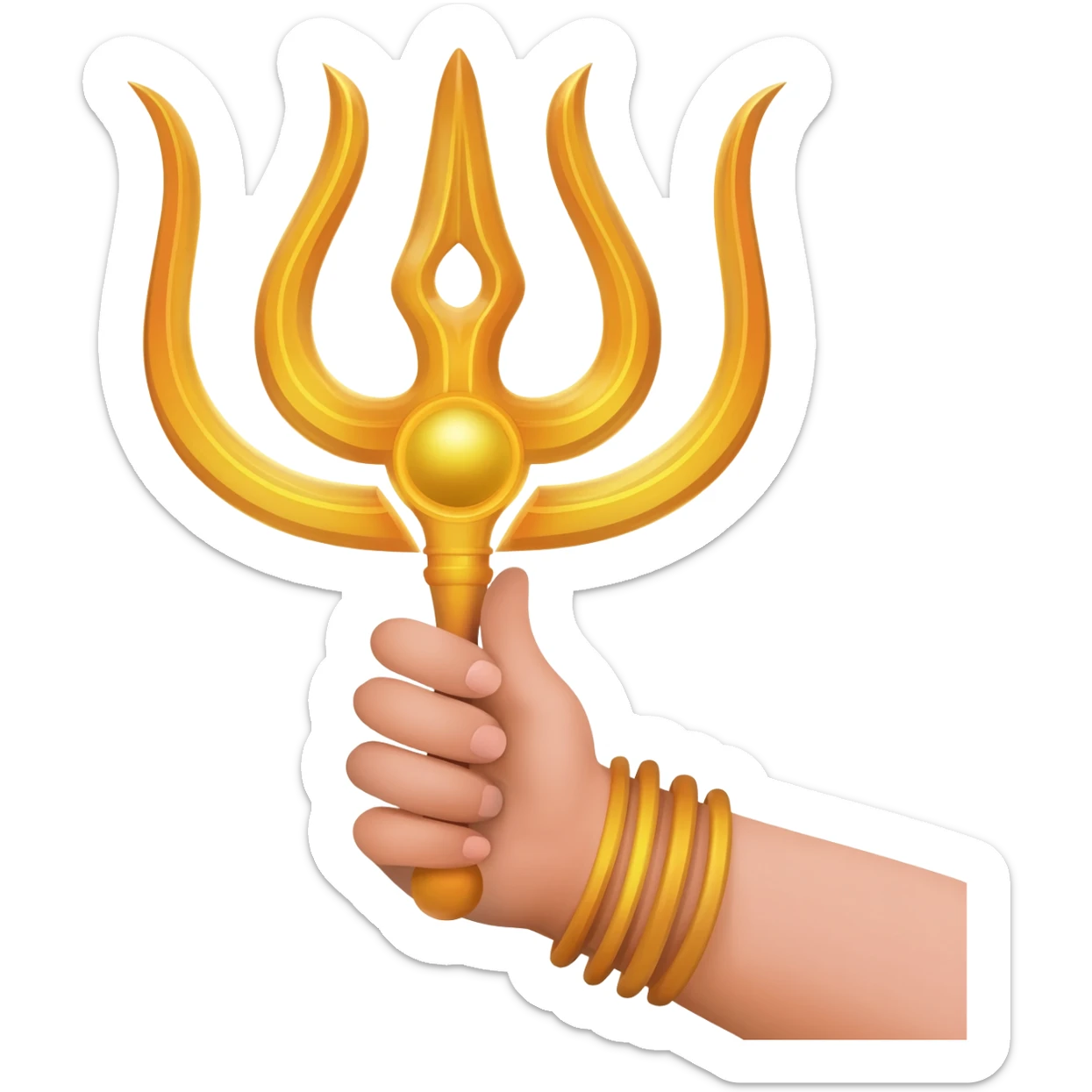 Sudarsan chakra in hand emoji sticker