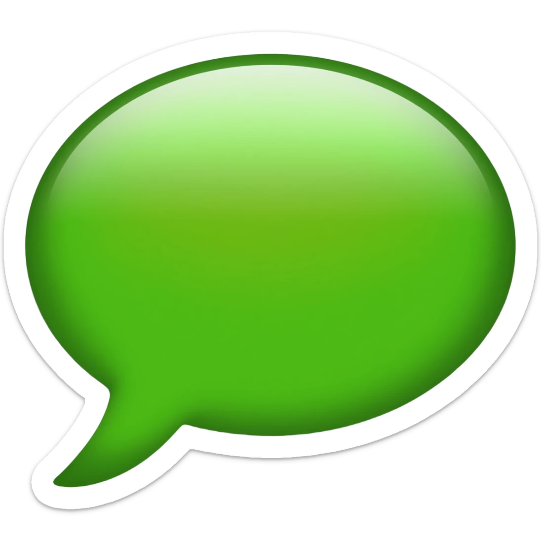 The text Answer in a bubble with a green background sticker
