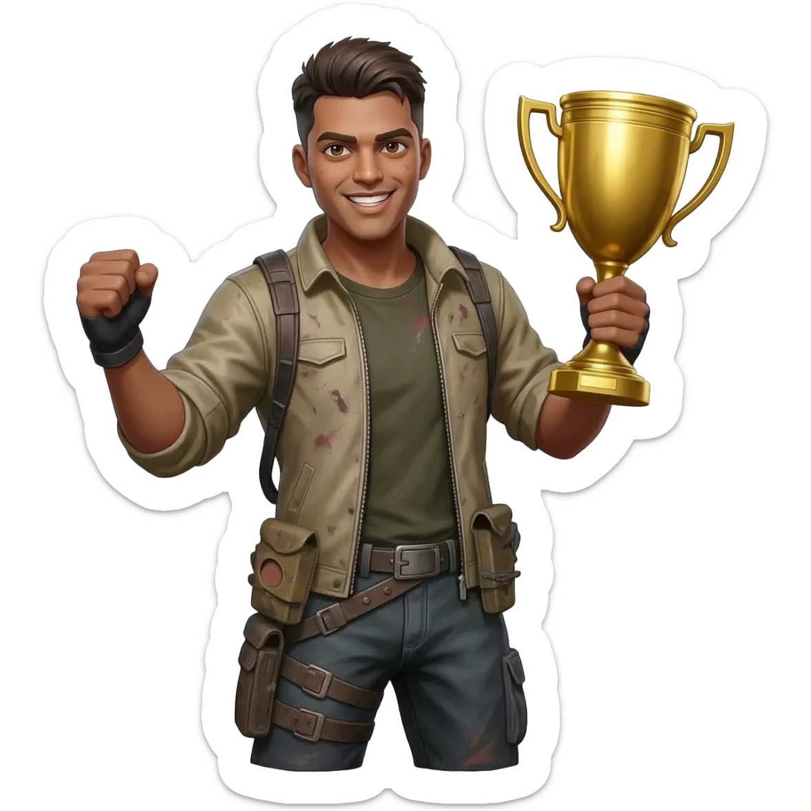 Free fire winner sticker