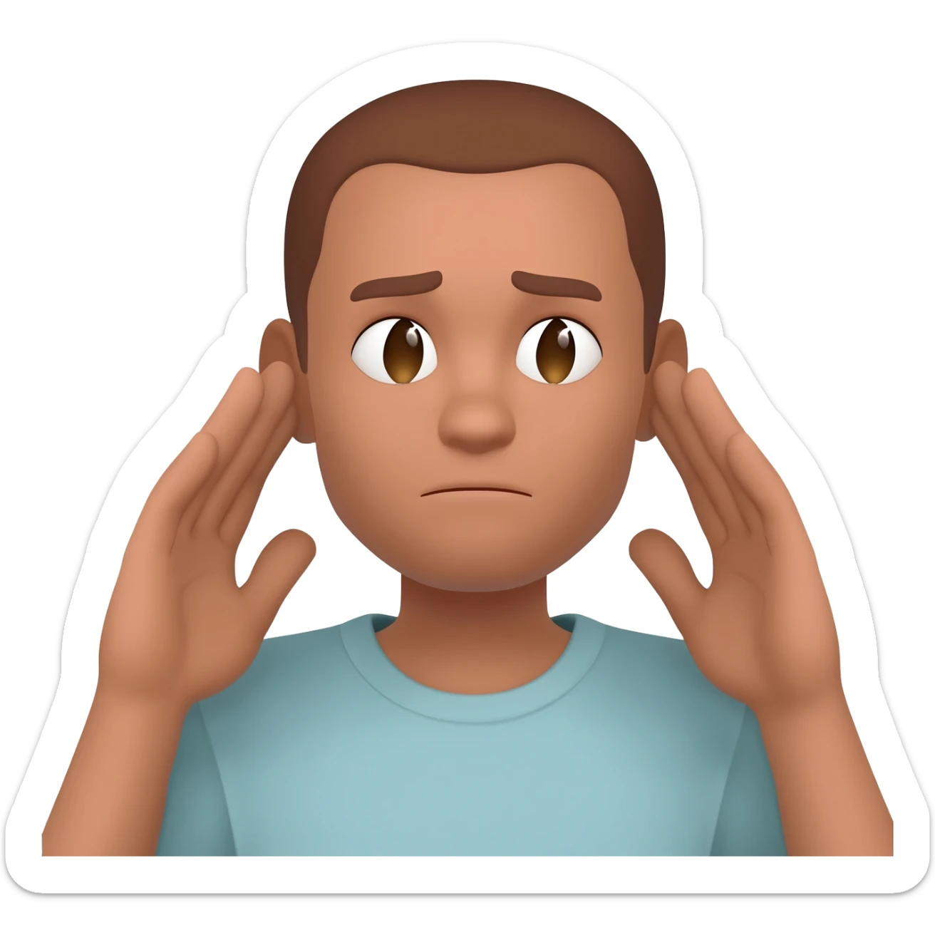 Apologize by holding earsears sticker