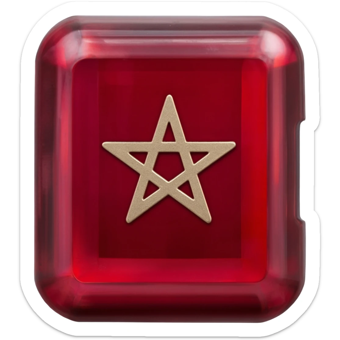 make a military case in the but made with ruby sticker