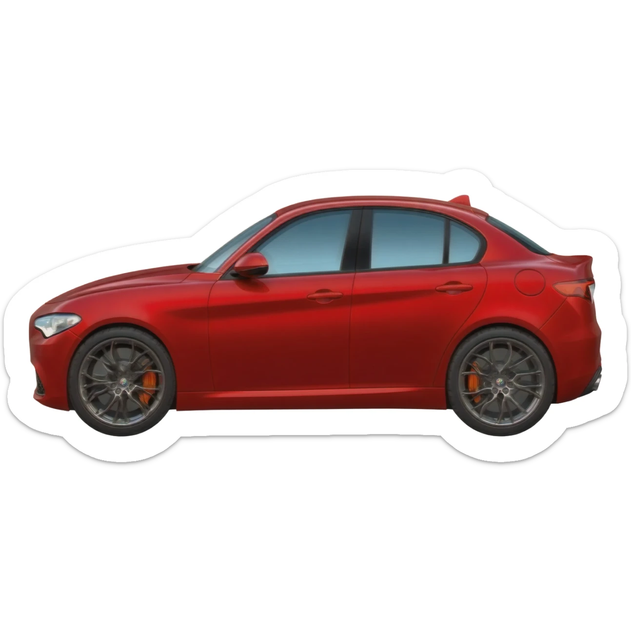alfa romeo giulia sticker