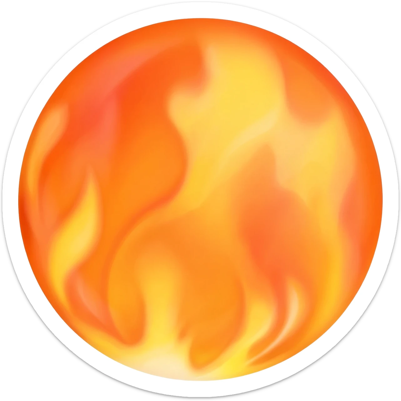 fire ball sticker