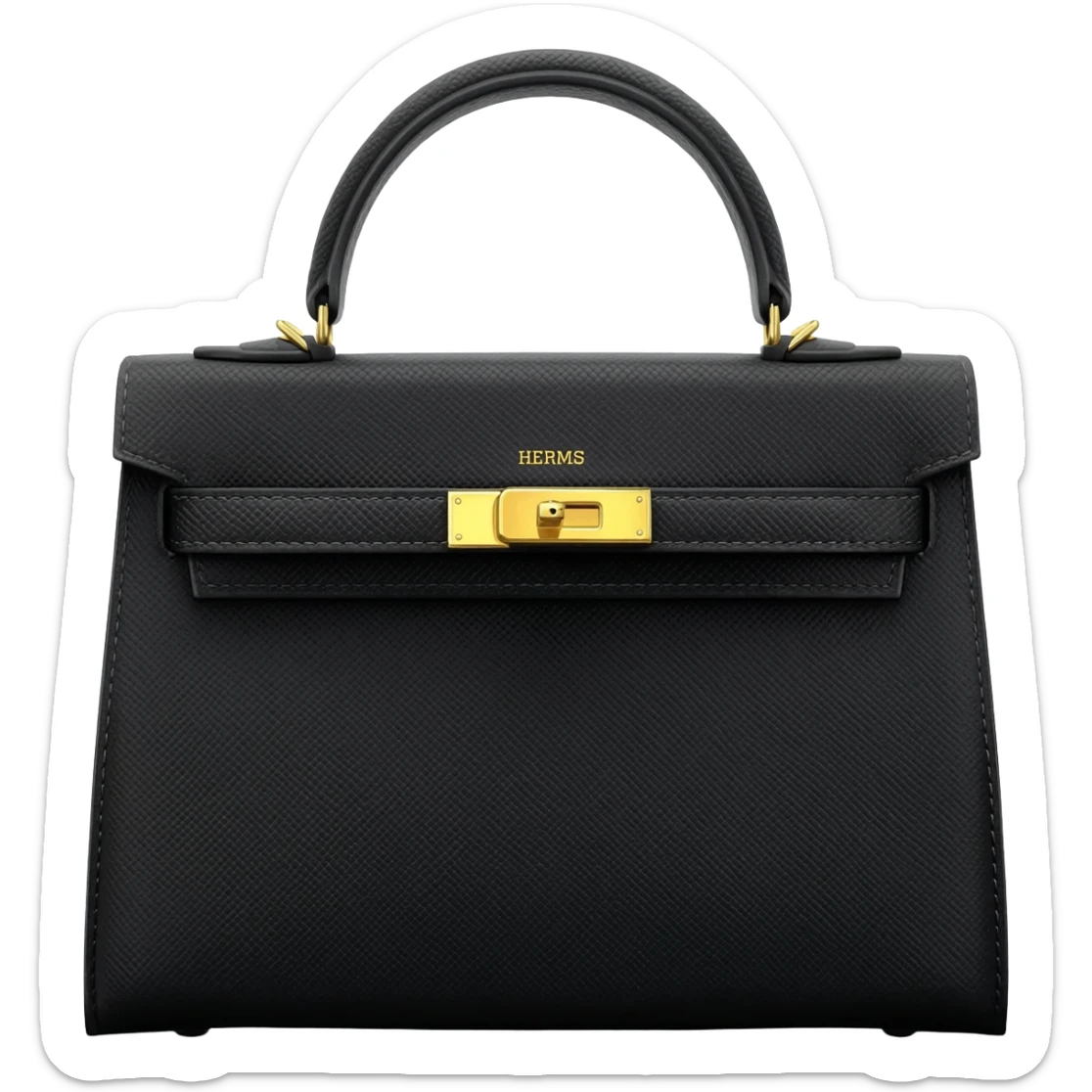 matte black kelly hermes bag sticker