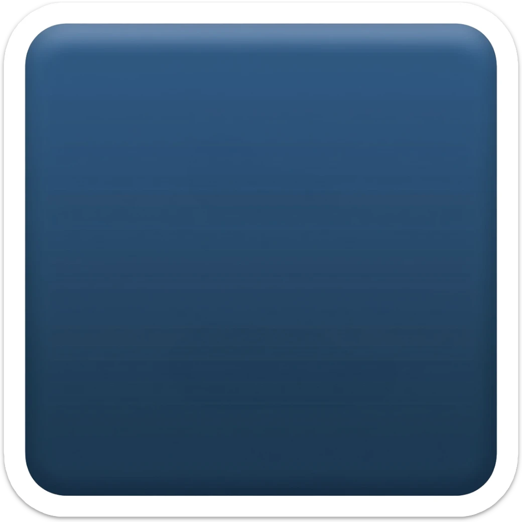 Square in  dark blue sticker