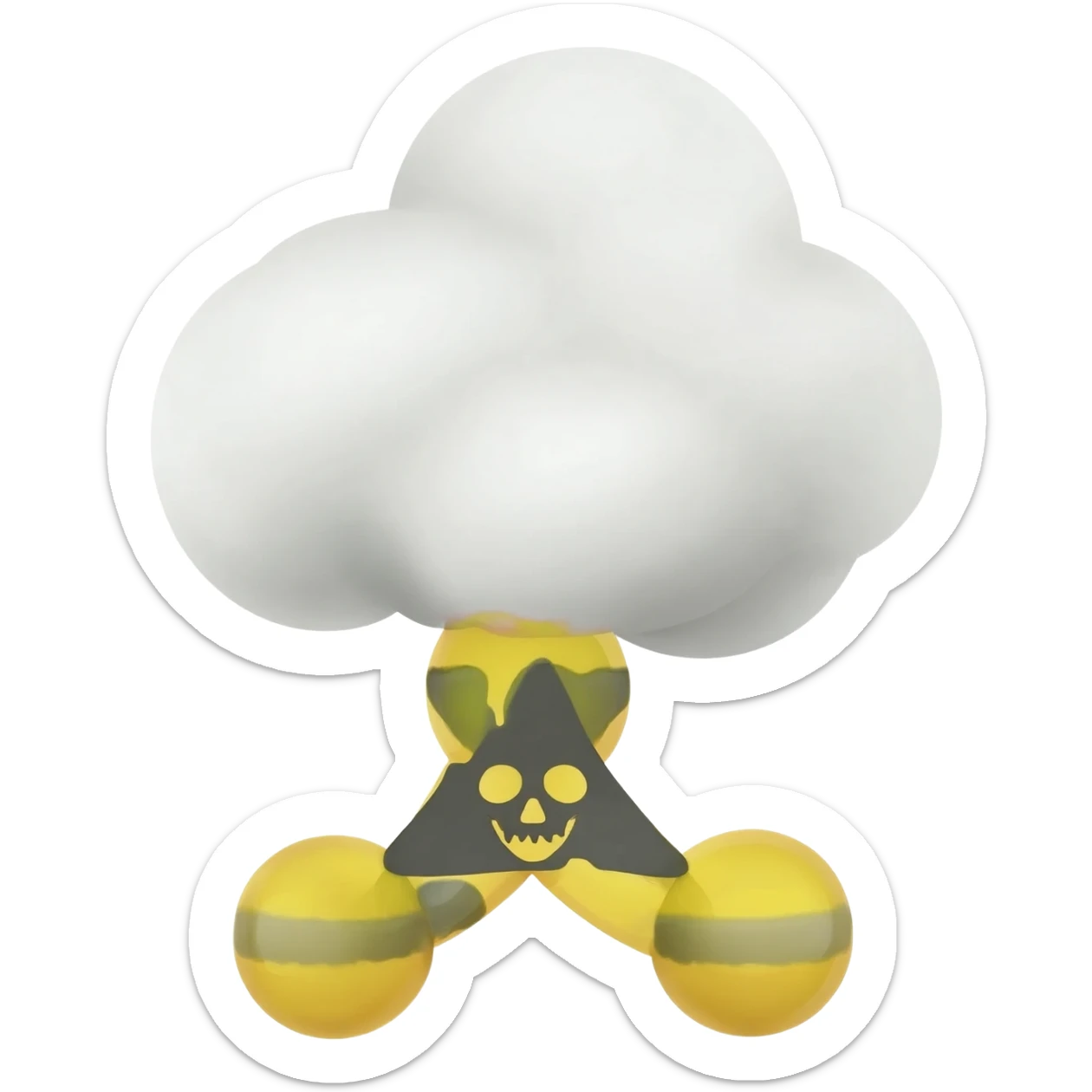toxic smoke sticker