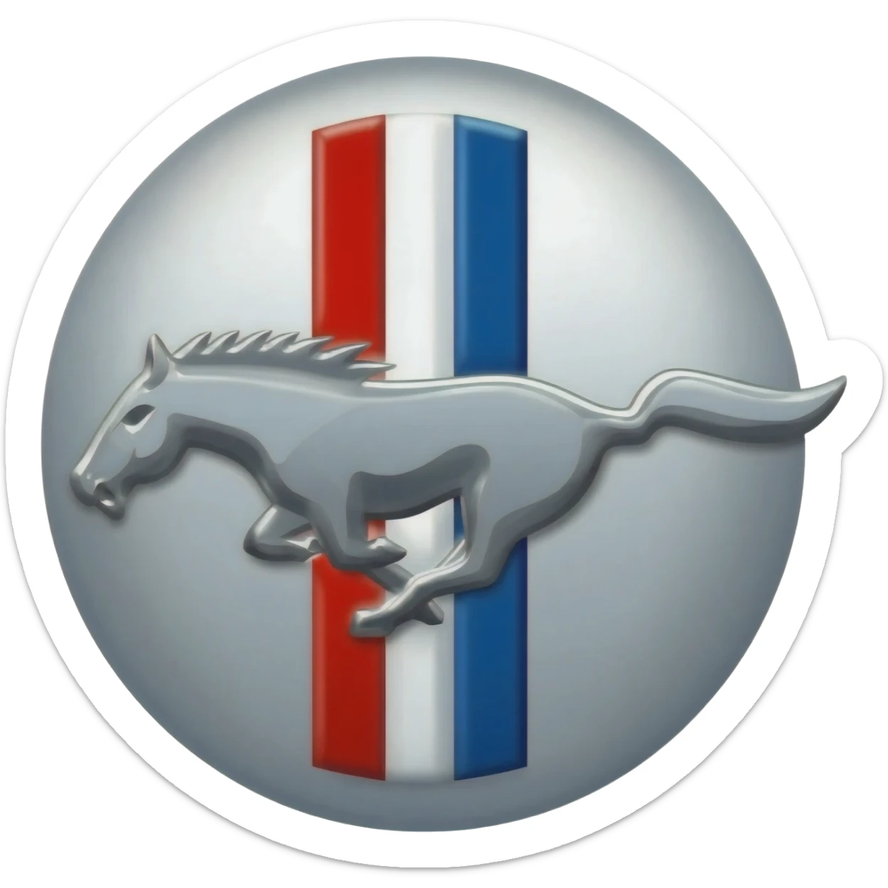 Mustang logo for cpm sticker