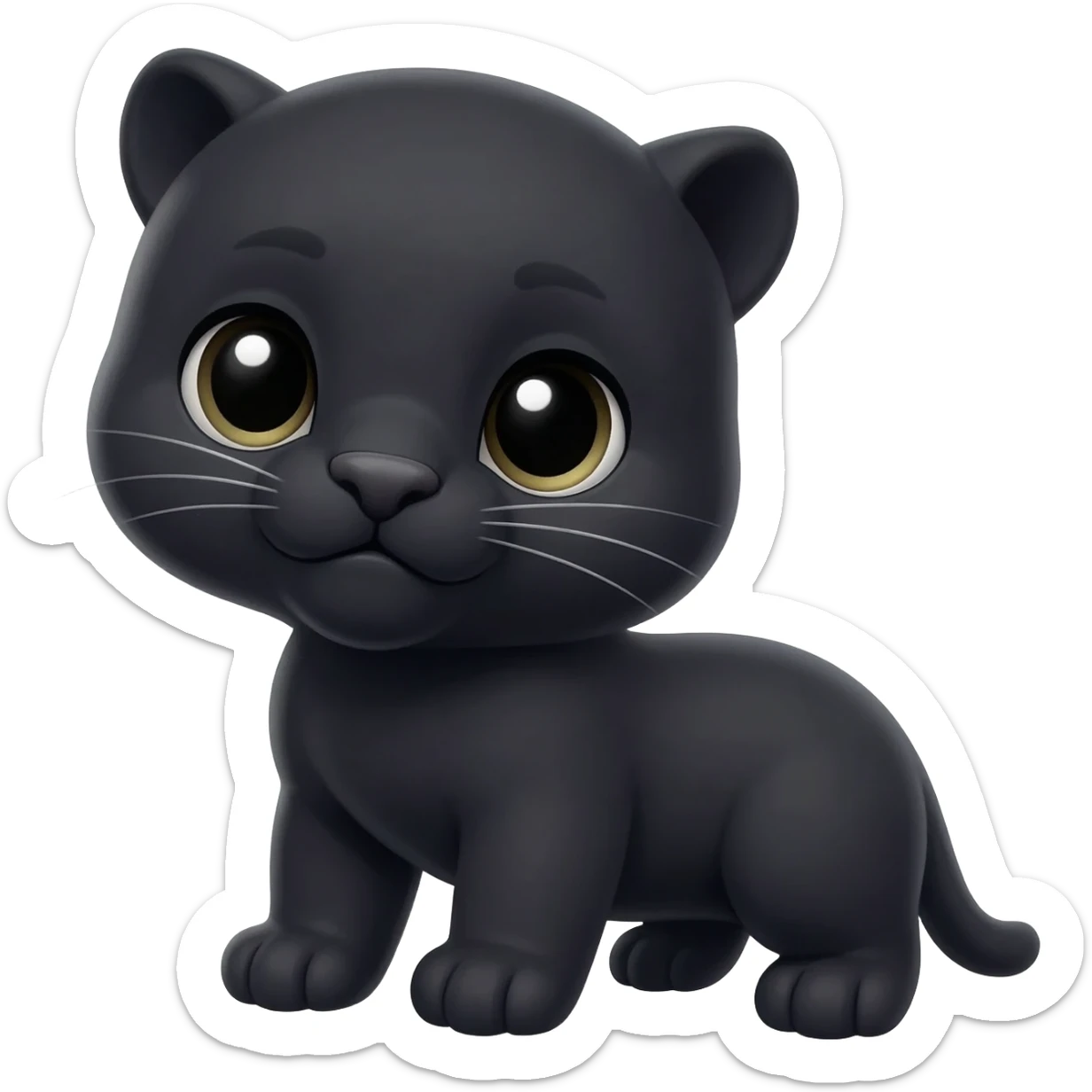 Baby black Pantera sticker