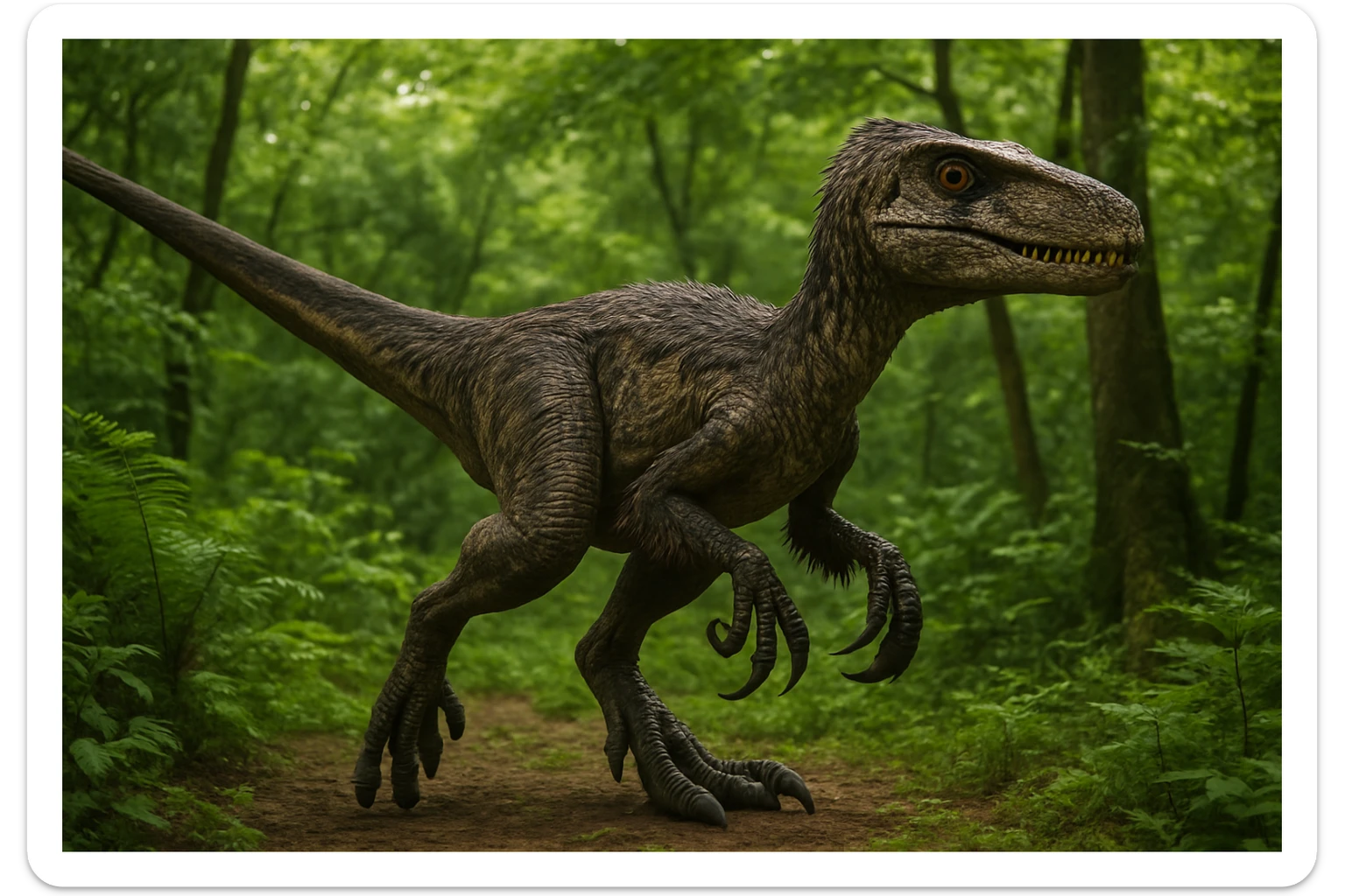 Velociraptor sticker