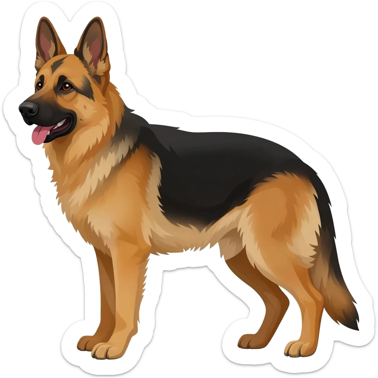 German Shepherd sticker