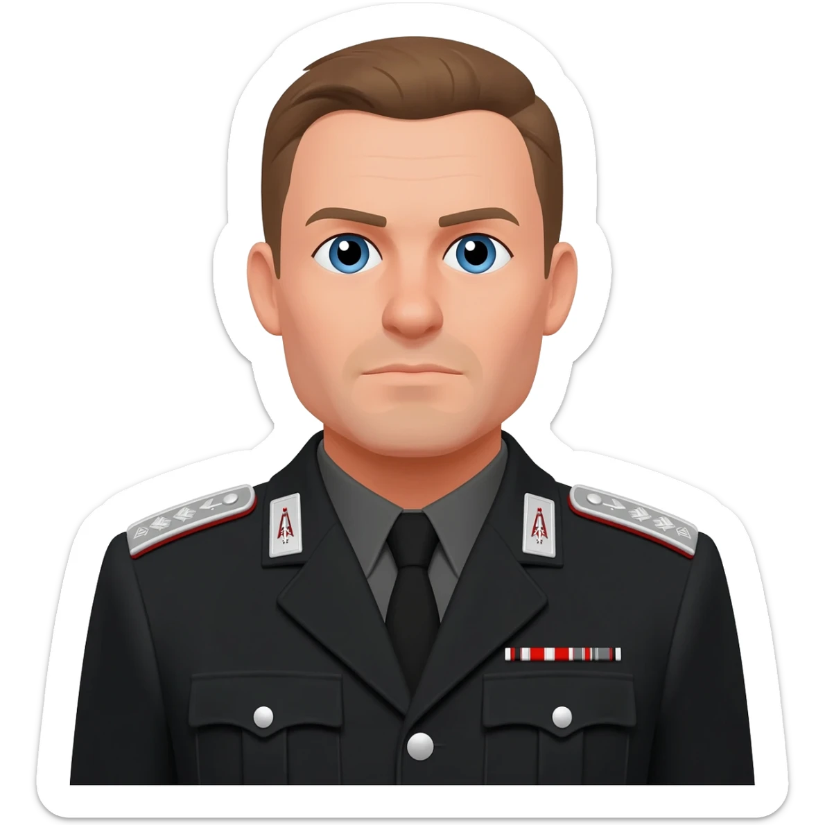 German secret police officer, Stasi sticker