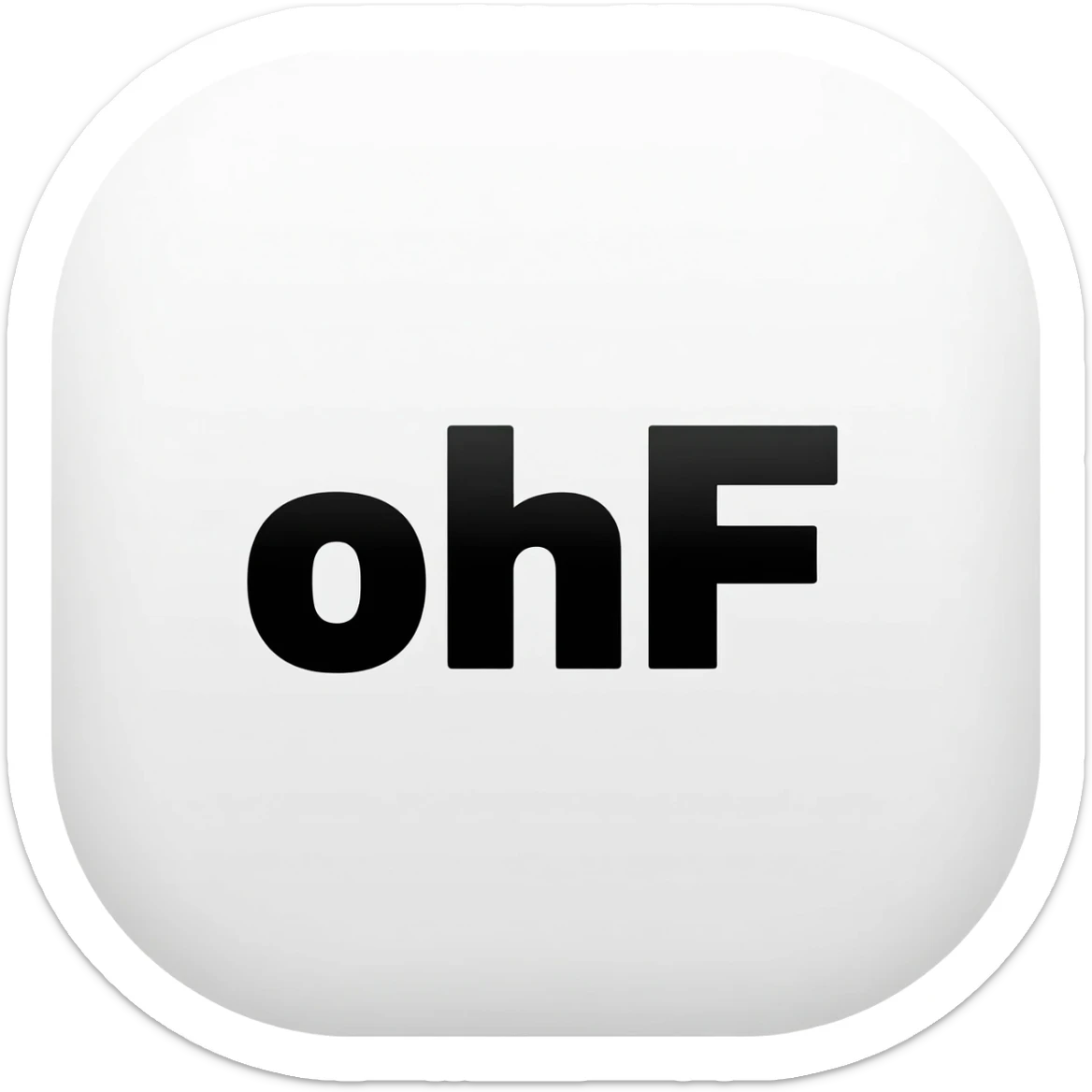 AFK black lettering sticker