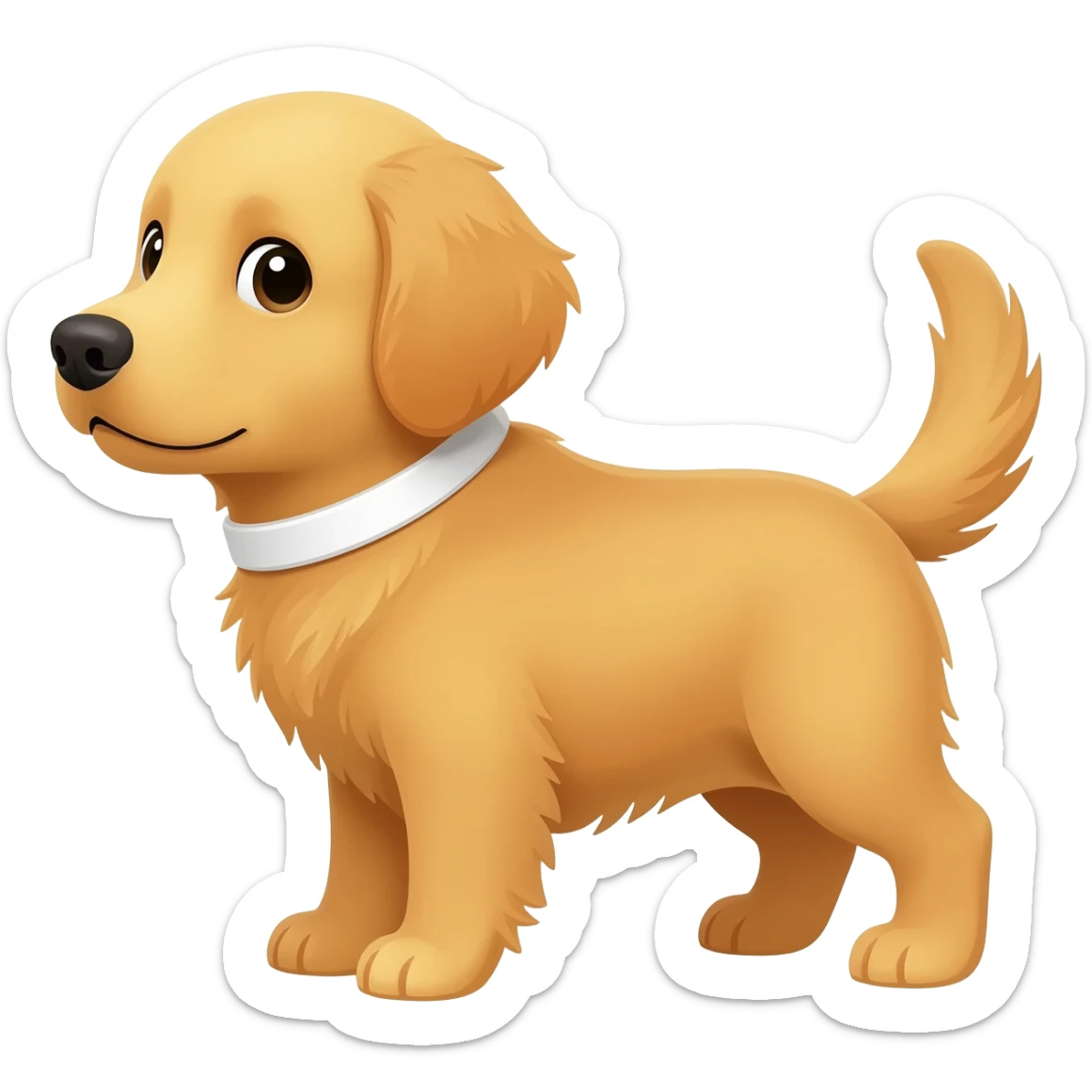 cute dog sticker