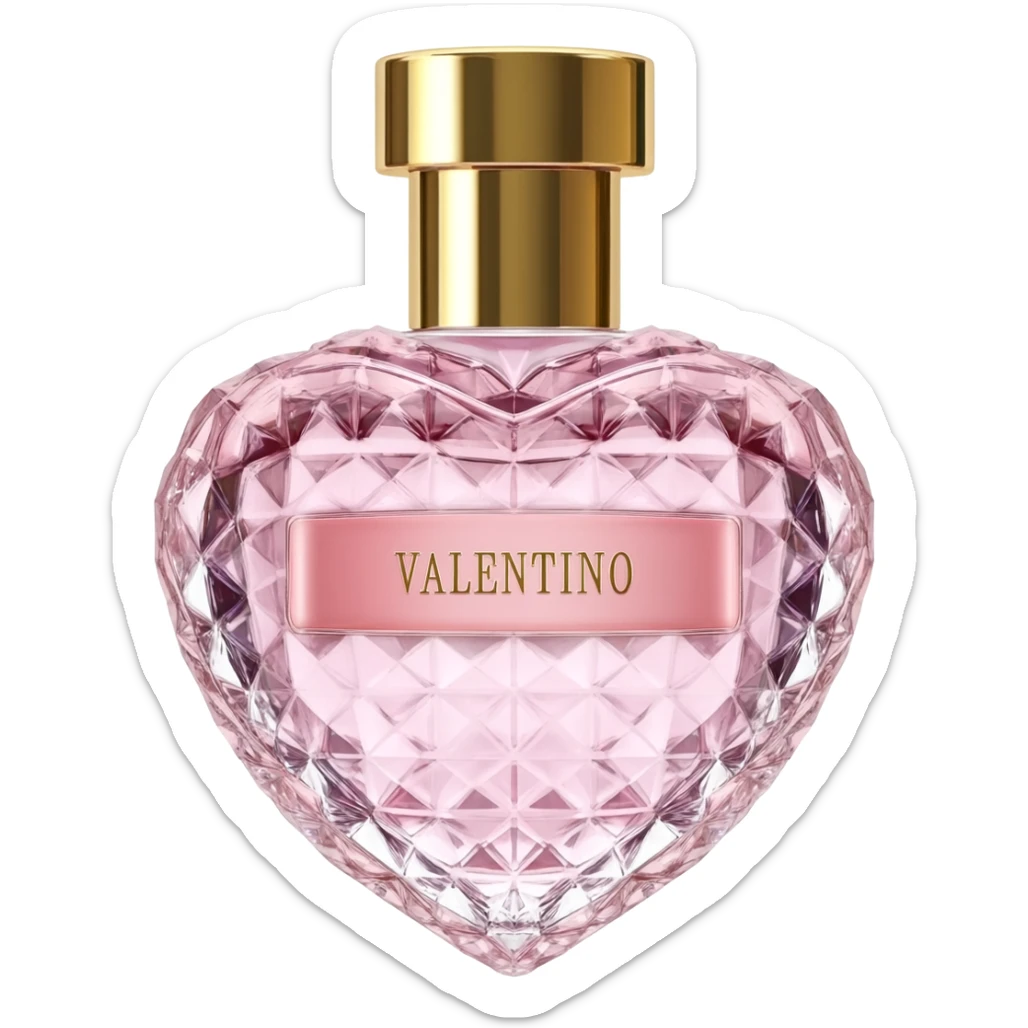 Crea un emoji de un perfume valentino sticker