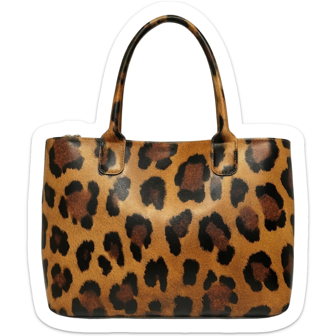 kelly hermes leopard design bag sticker