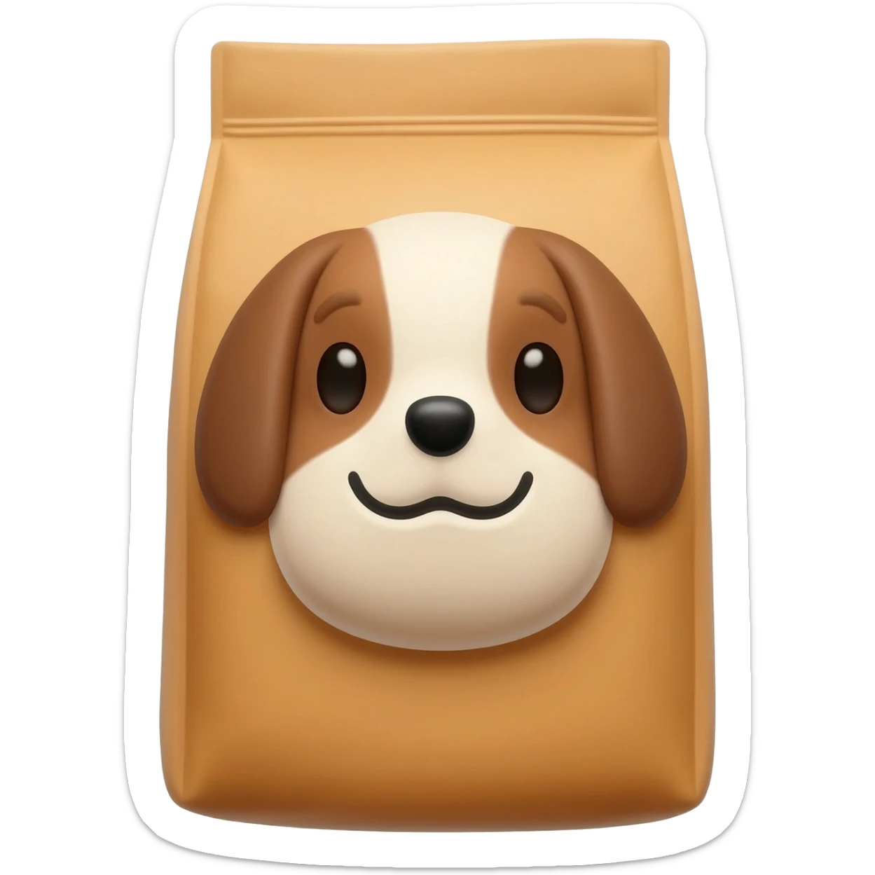 dog food sticker
