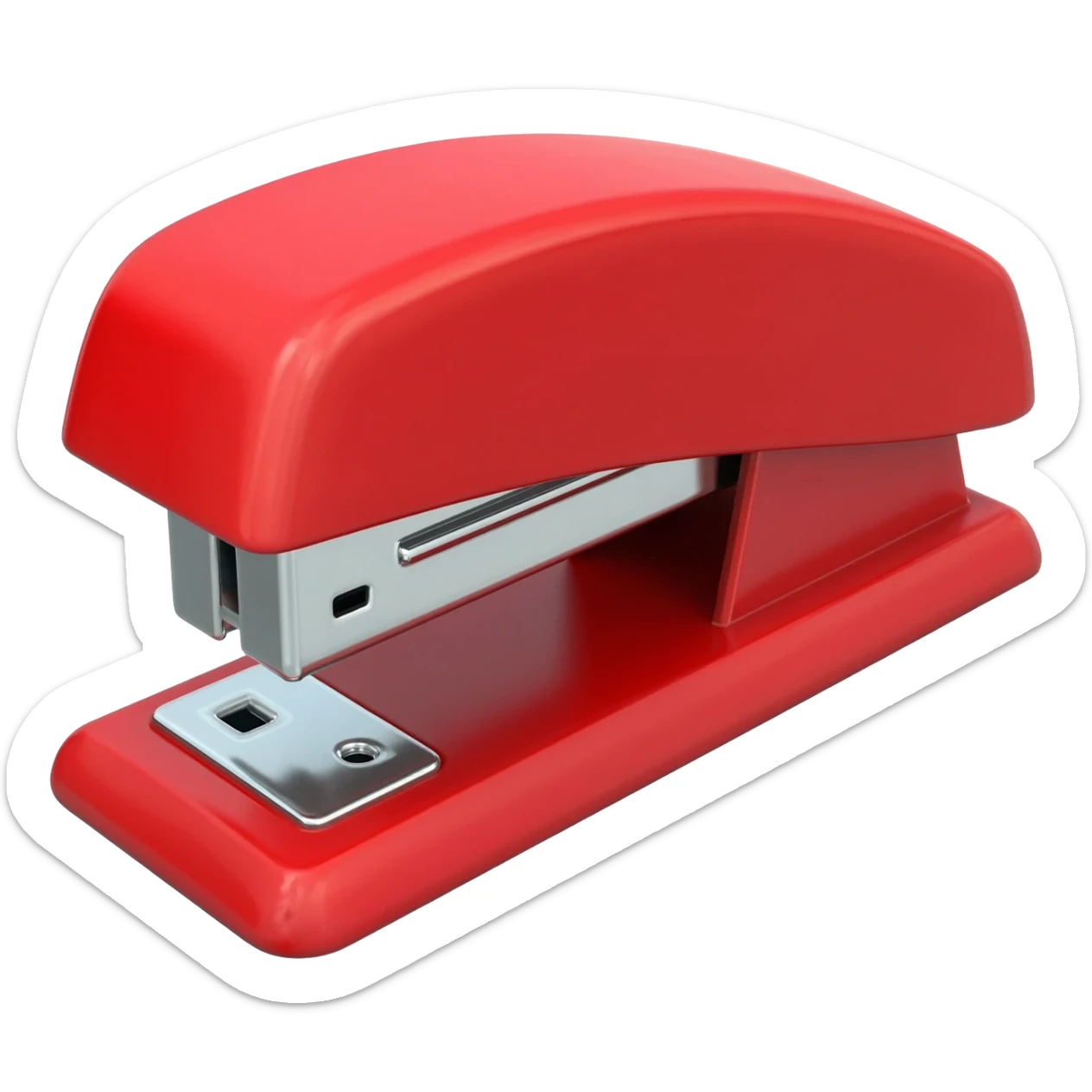 Red Staple sticker