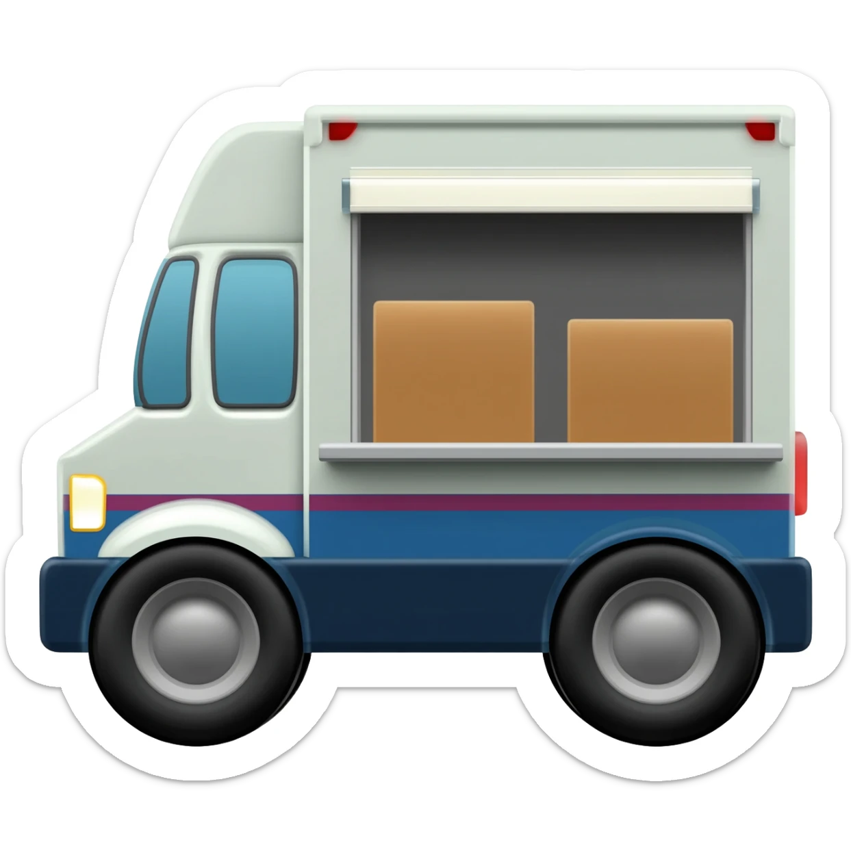 food delivery sticker