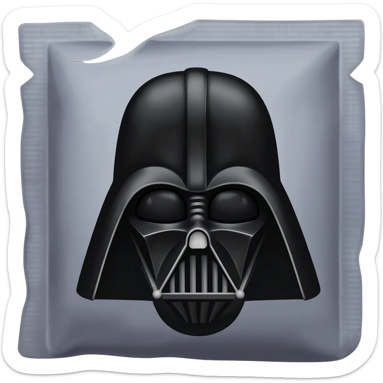 Darth Vader's coffee packet sticker