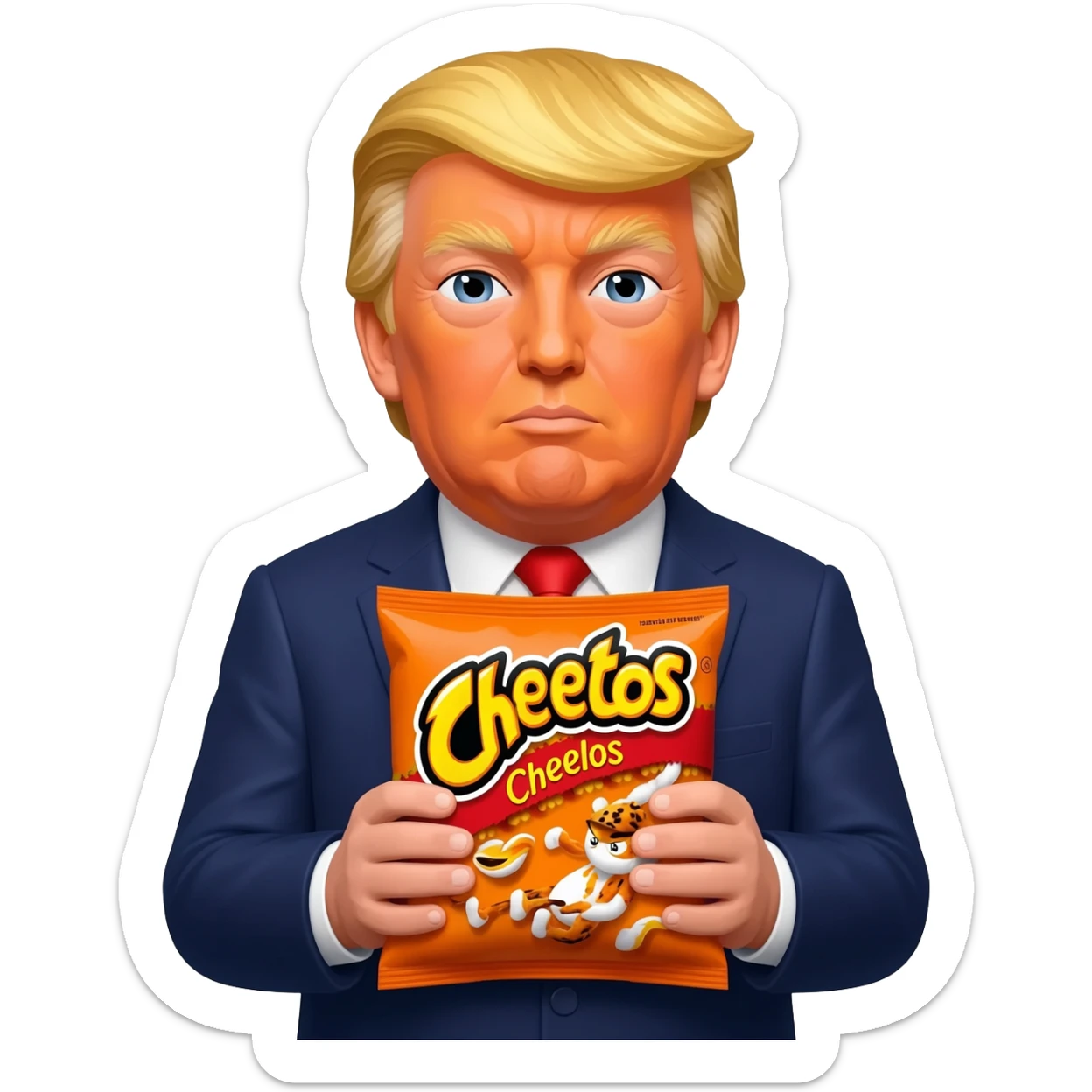 donald trump chettos sticker