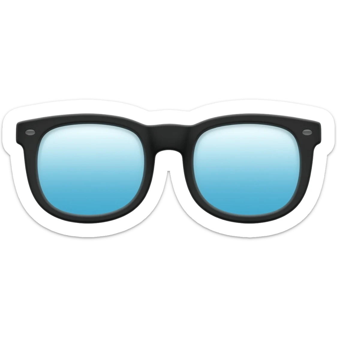 policema, glasses sticker