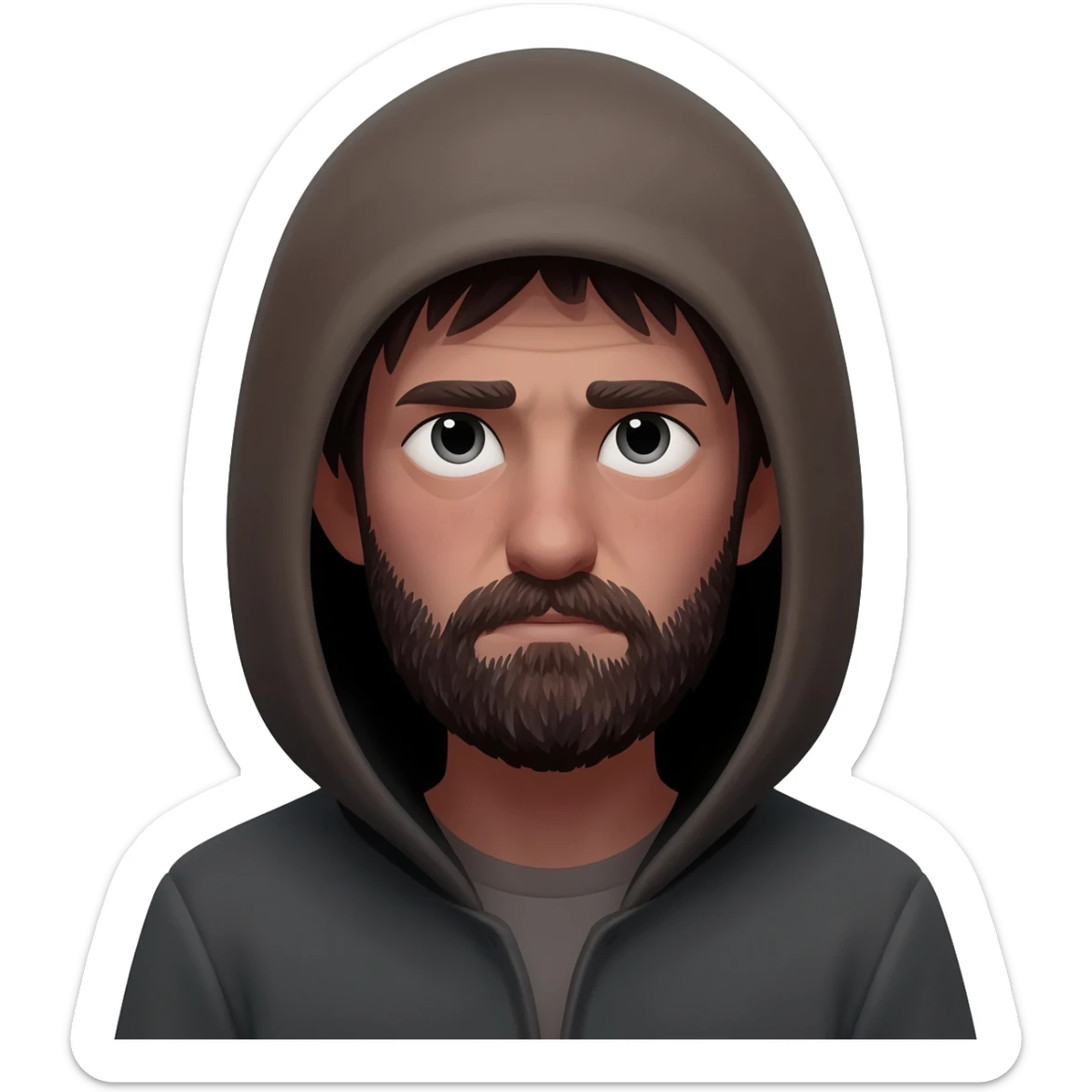 Homeless person sticker