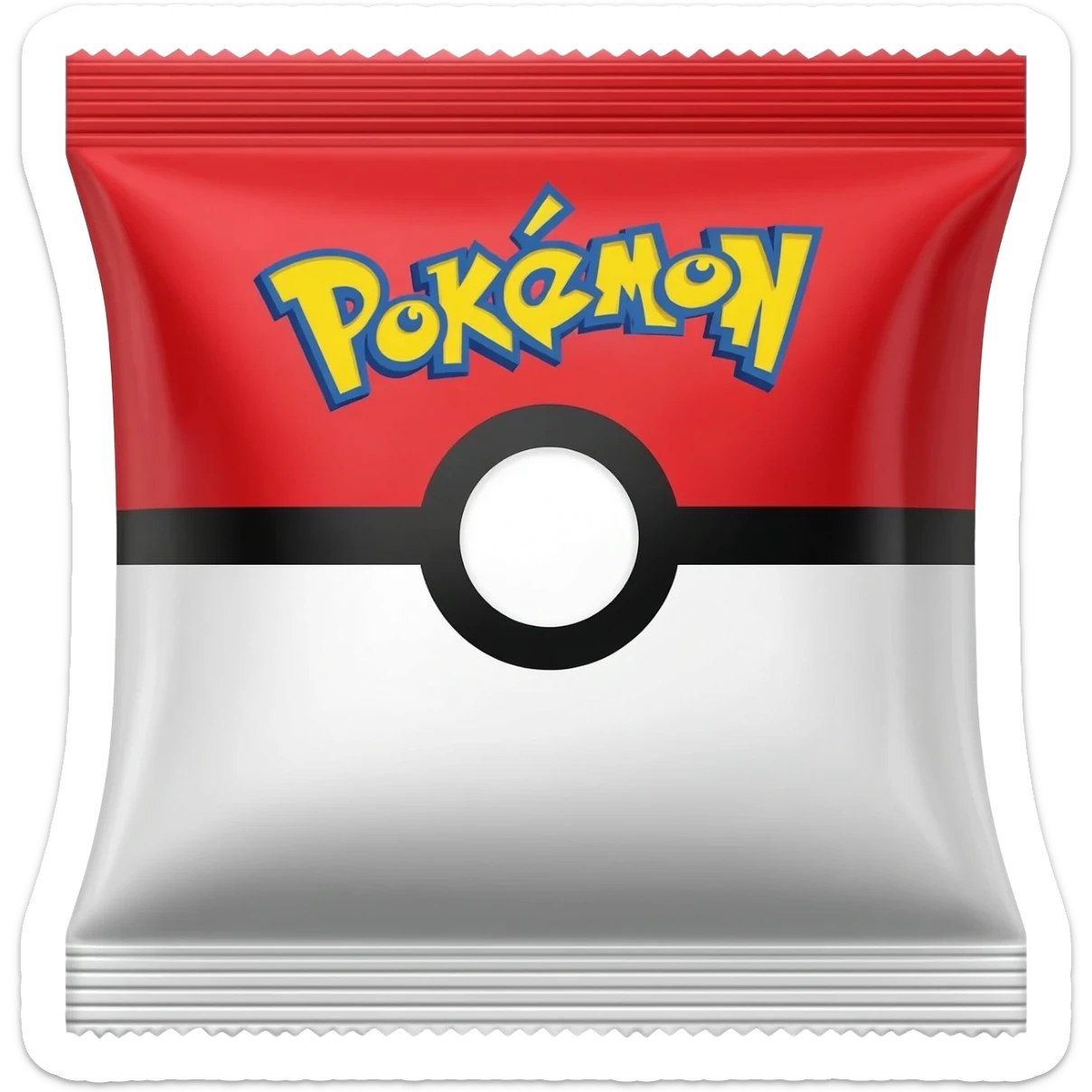Pokémon's packet of coffee sticker