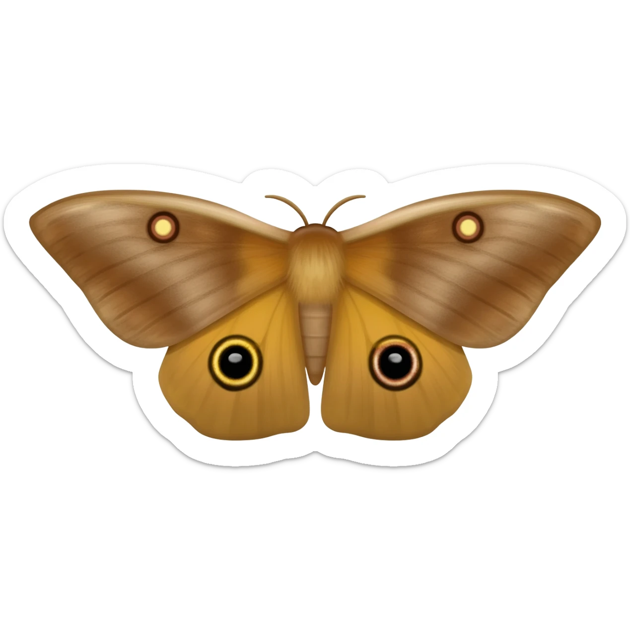 Moth sticker