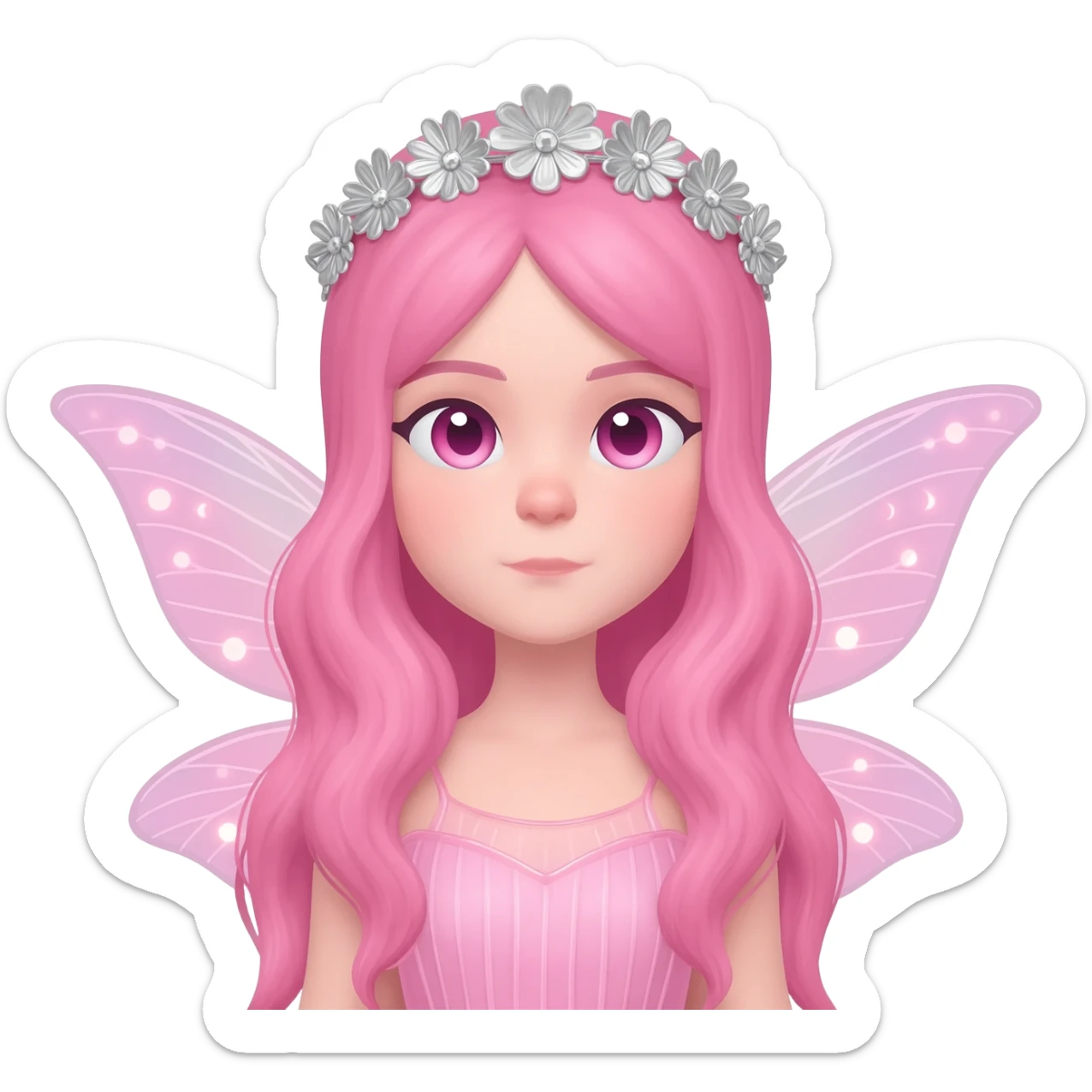a pink Fairy sticker
