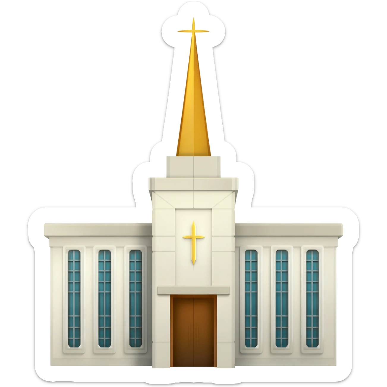 lds temple sticker