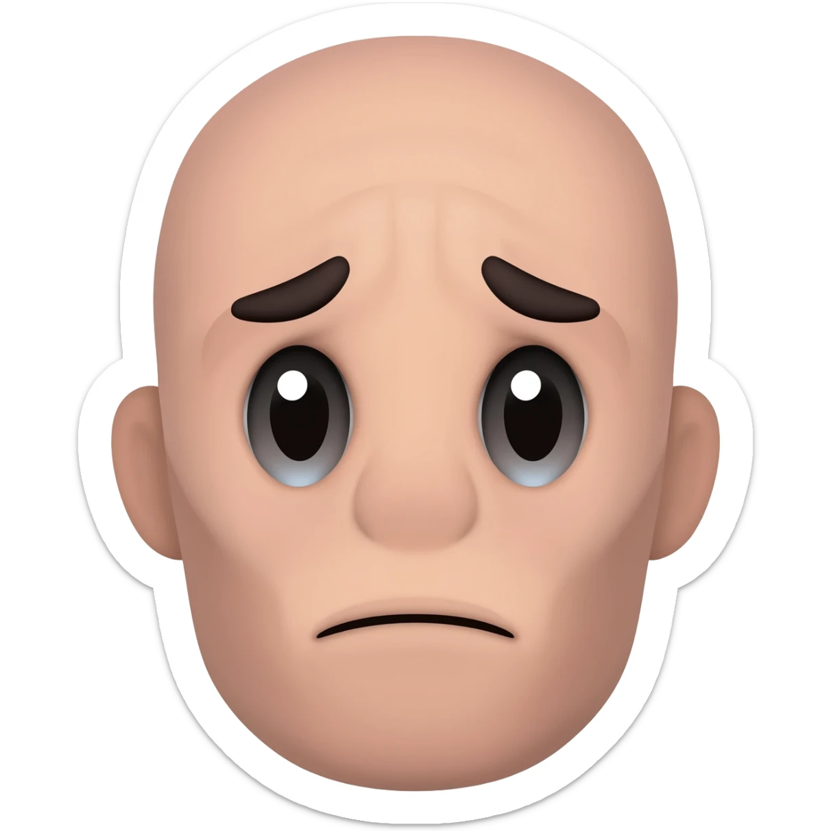 persona triste sticker