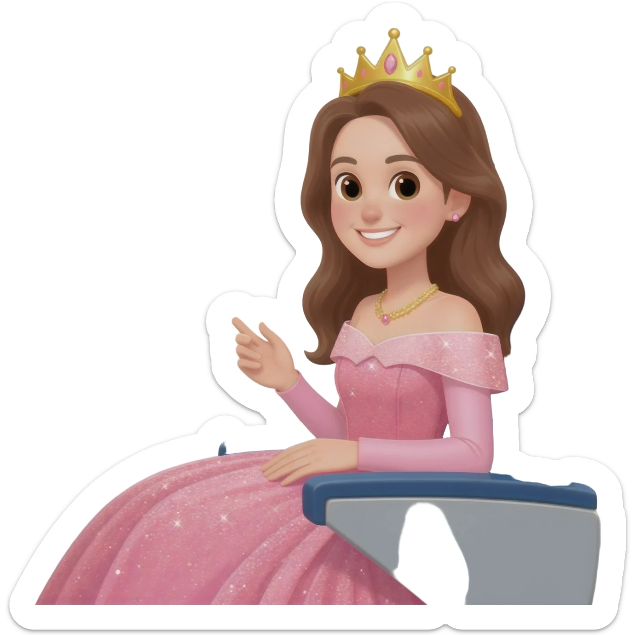 Passenger Princess Vibes sticker