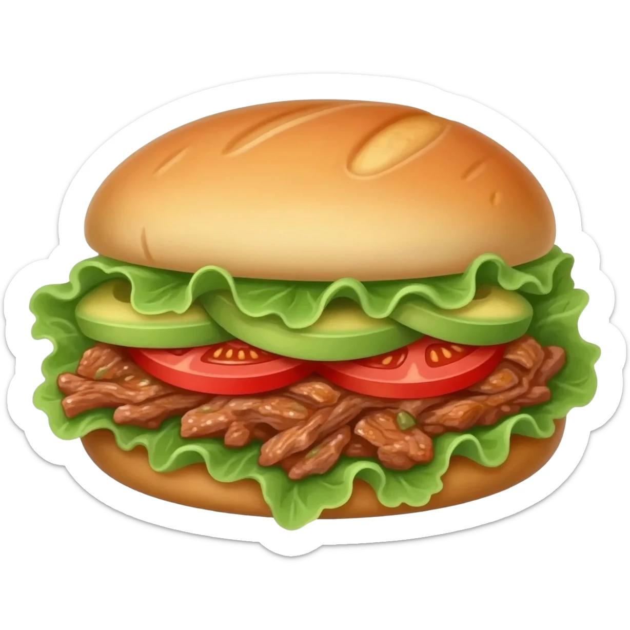 Mexican torta sticker