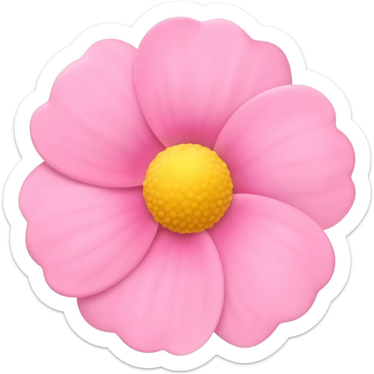 Flower beautiful sticker